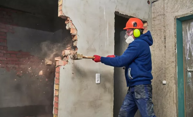 Démolition intérieure , Marmande, Cédric Yonnet Maçonnerie